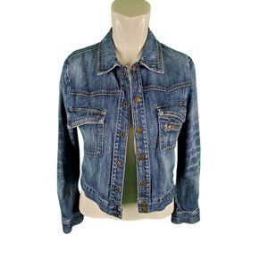 Current/Elliot Jean Jacket Denim Jacket Sz 0/2